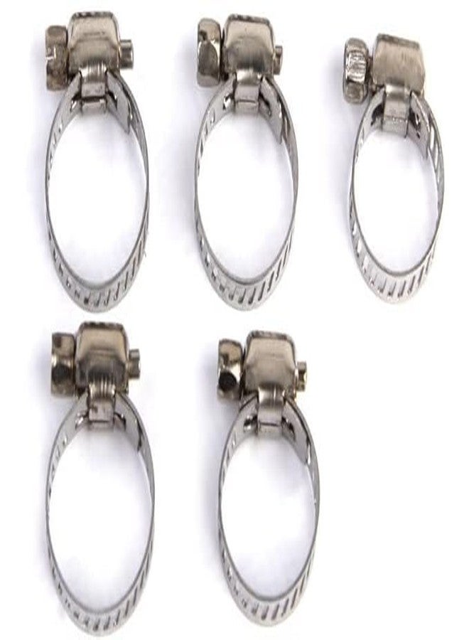 NEXTPRO Stainless Steel 5 Pcs Adjustable Hose Pipe Clips Spring Clamp 13-19mm. | Safety Clips (Stainless Steel, Clamp 5 Pcs) - Image 1